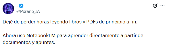 Mención de @Pxrano_IA